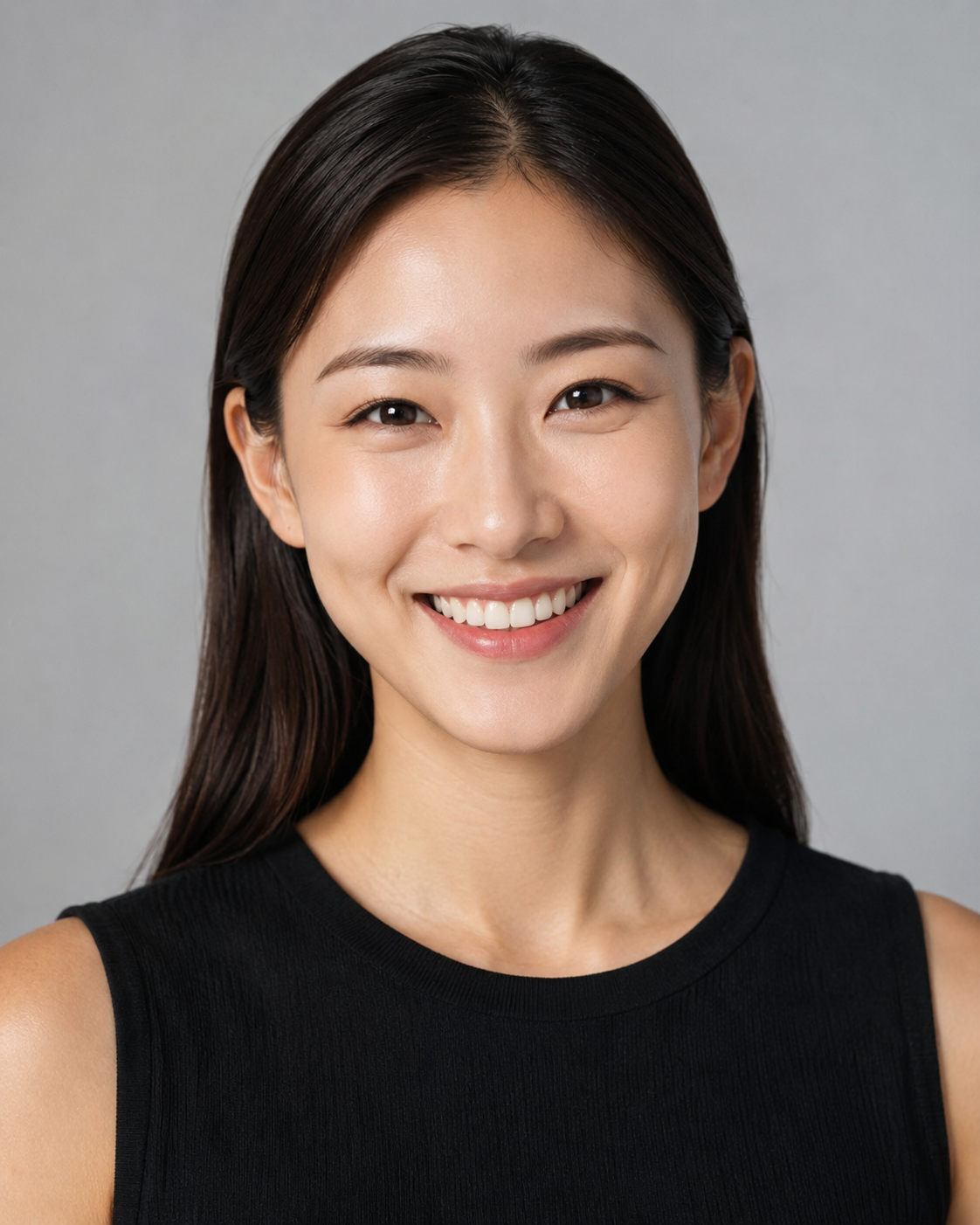 Mayumi Takahashi smiling portrait, used as the product direction hero image